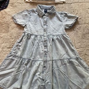 Gap Girls Denim Dress Size M
